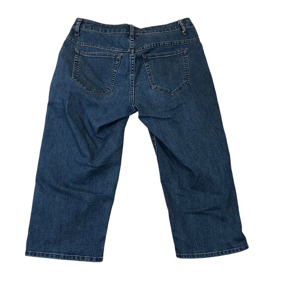 Lee Riders Women's Capri Jeans Size 6M Blue Denim Relaxed Casual Classic Y2K - Picture 2 of 12